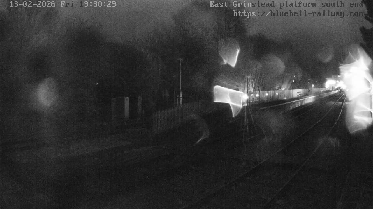 East Grinstead Station Bluebell Railway Platforms South End Live Cam - Mid Sussex, East Sussex, South East, England, United Kingdom