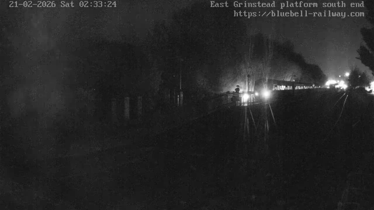 East Grinstead Station Bluebell Railway Platforms South End Live Cam - Mid Sussex, East Sussex, South East, England, United Kingdom