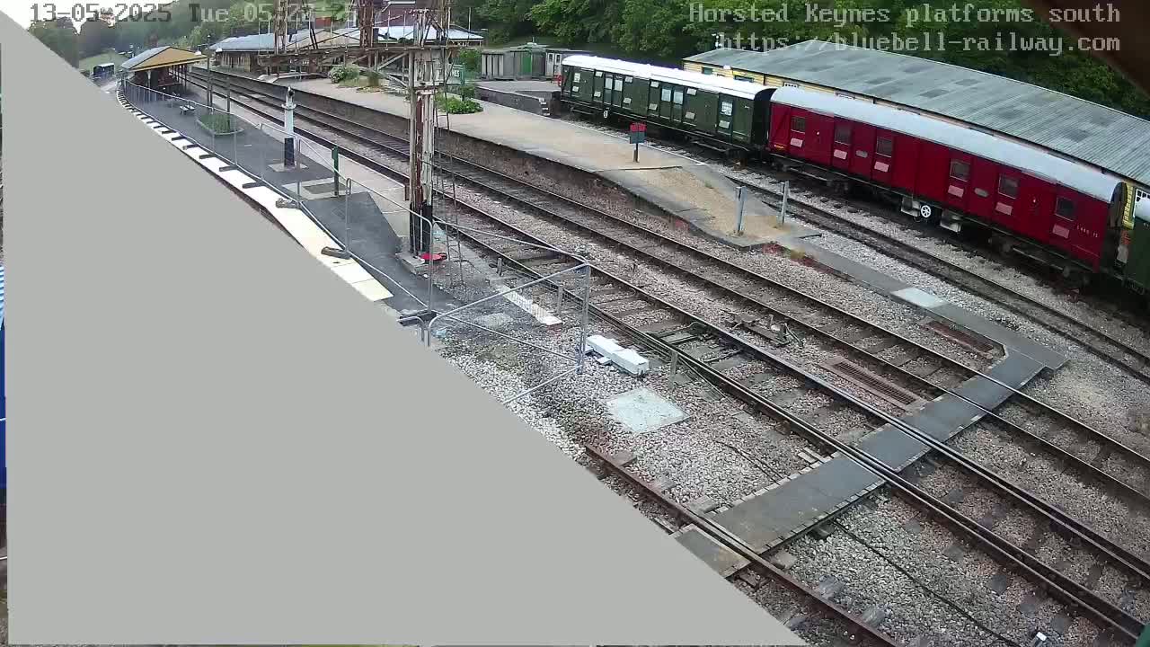 Horsted Keynes Station , Bluebell Railway (Platforms South) Live Cam - Mid Sussex, West Sussex, South East, England, United Kingdom