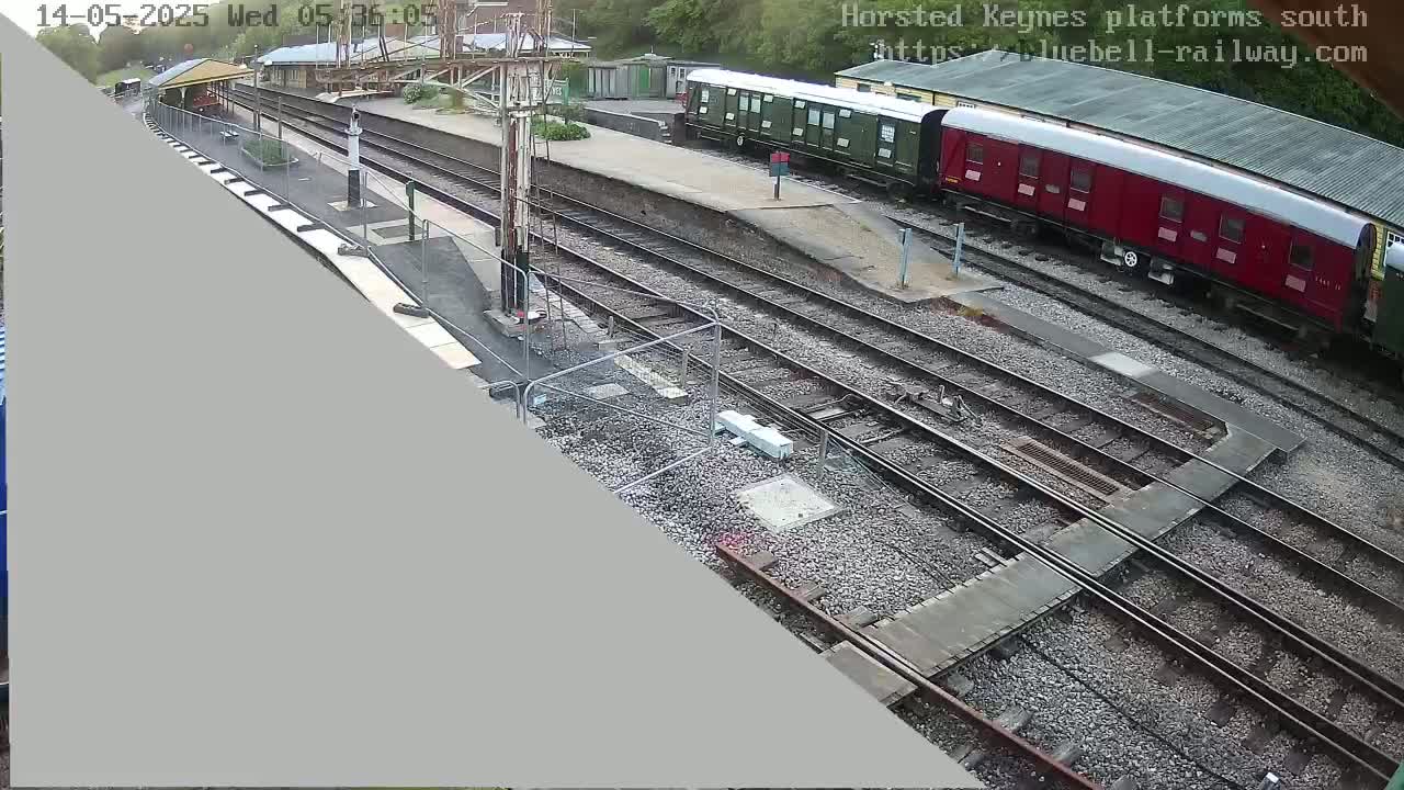 Horsted Keynes Station , Bluebell Railway (Platforms South) Live Cam - Mid Sussex, West Sussex, South East, England, United Kingdom