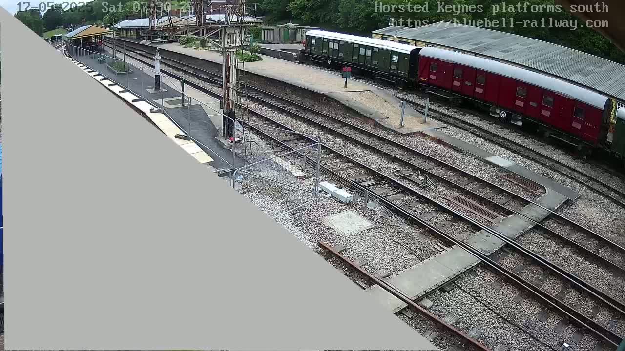 Horsted Keynes Station , Bluebell Railway (Platforms South) Live Cam - Mid Sussex, West Sussex, South East, England, United Kingdom