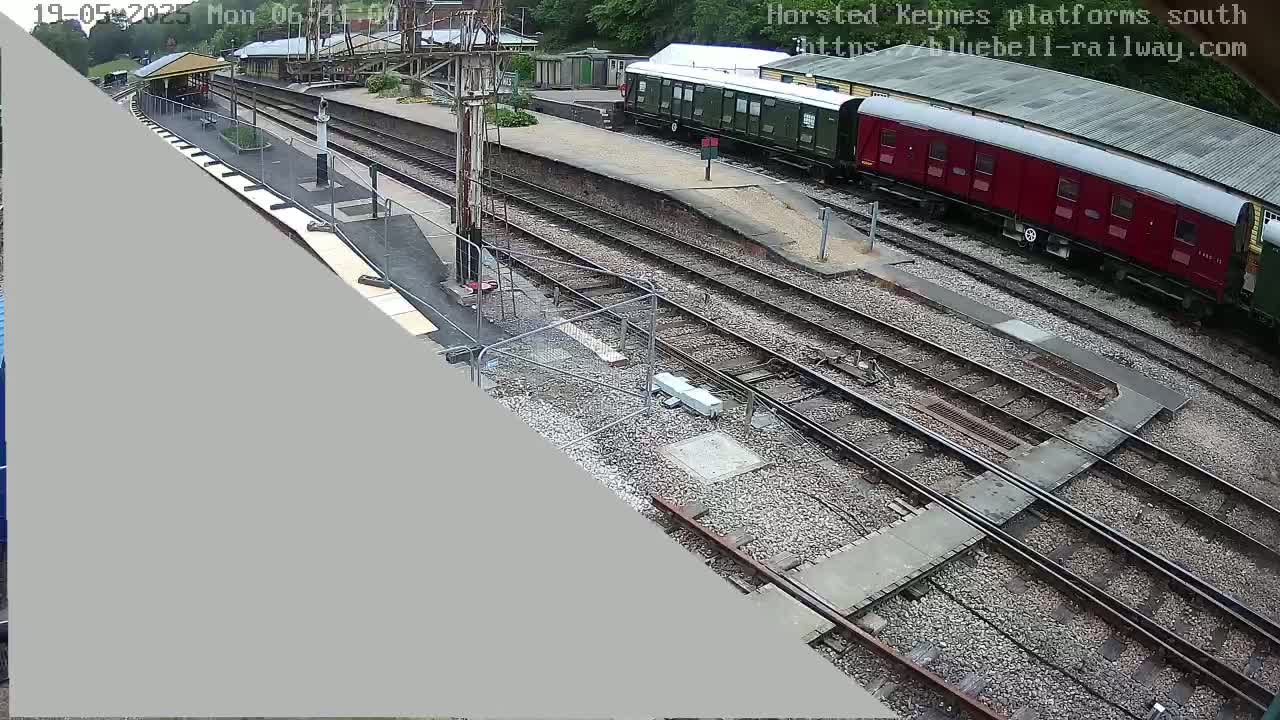 Horsted Keynes Station , Bluebell Railway (Platforms South) Live Cam - Mid Sussex, West Sussex, South East, England, United Kingdom