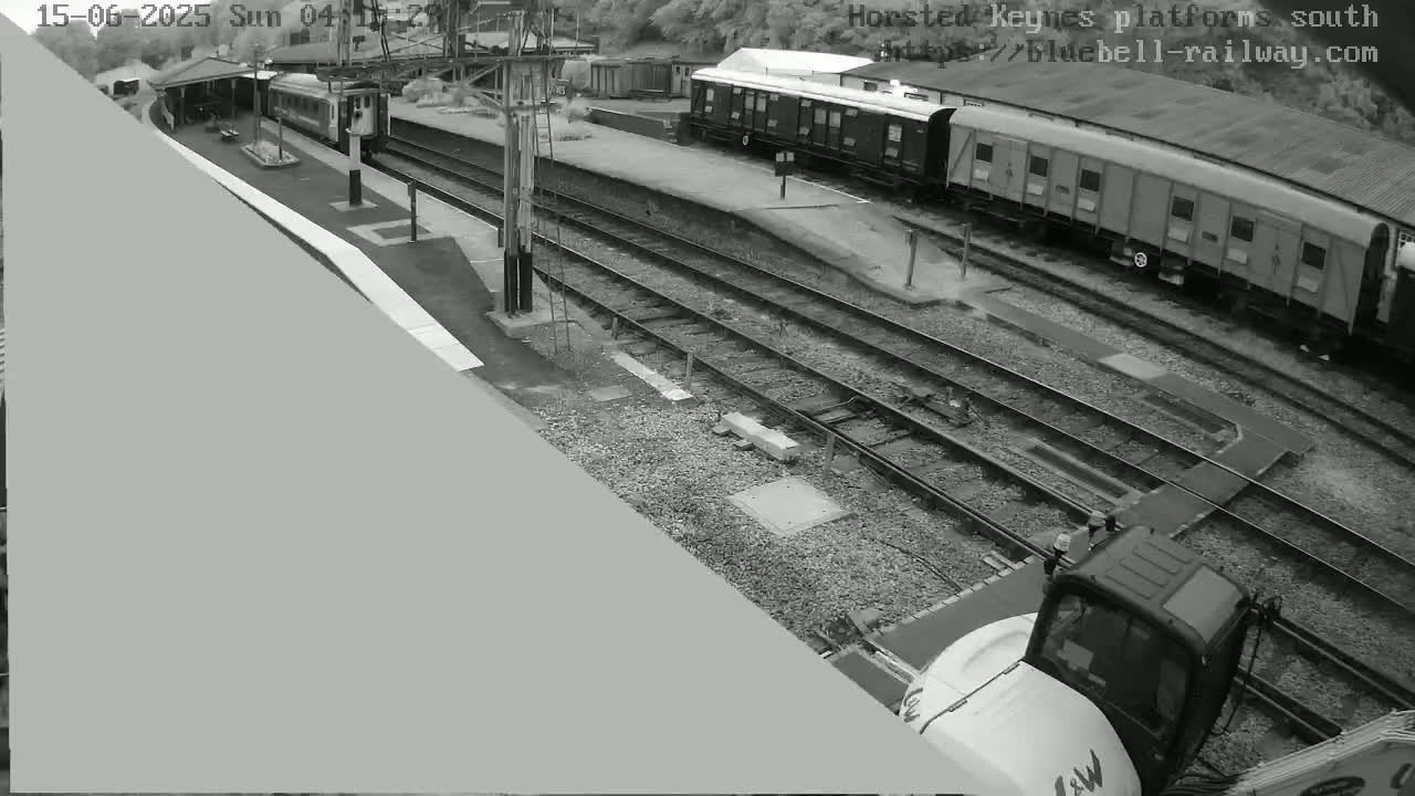 Horsted Keynes Station , Bluebell Railway (Platforms South) Live Cam - Mid Sussex, West Sussex, South East, England, United Kingdom