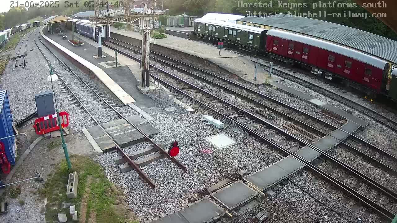 Horsted Keynes Station , Bluebell Railway (Platforms South) Live Cam - Mid Sussex, West Sussex, South East, England, United Kingdom