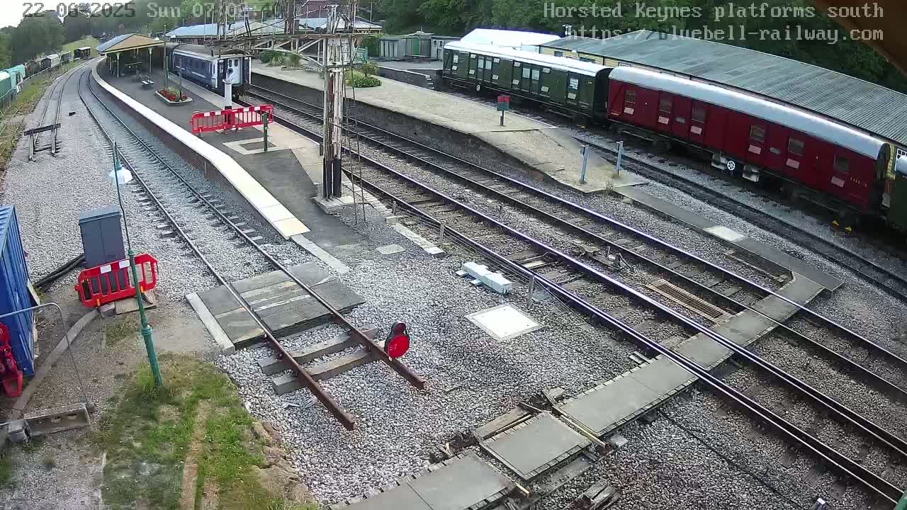 Horsted Keynes Station , Bluebell Railway (Platforms South) Live Cam - Mid Sussex, West Sussex, South East, England, United Kingdom