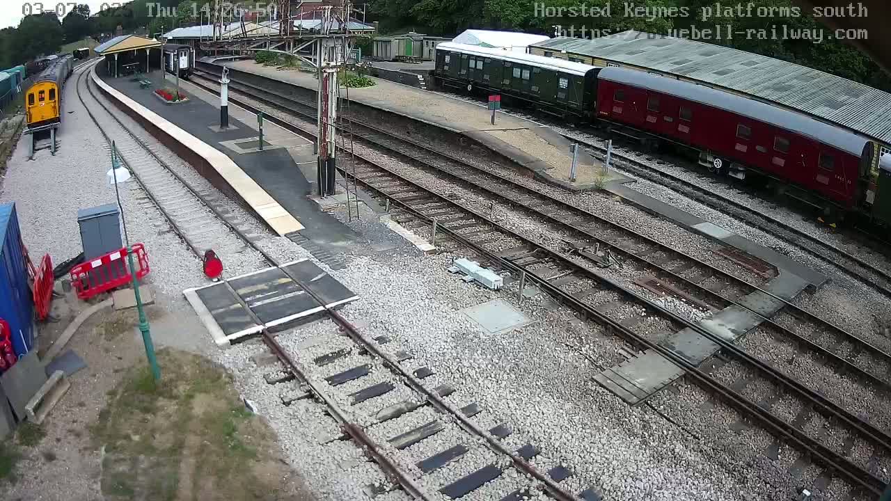 Horsted Keynes Station , Bluebell Railway (Platforms South) Live Cam - Mid Sussex, West Sussex, South East, England, United Kingdom