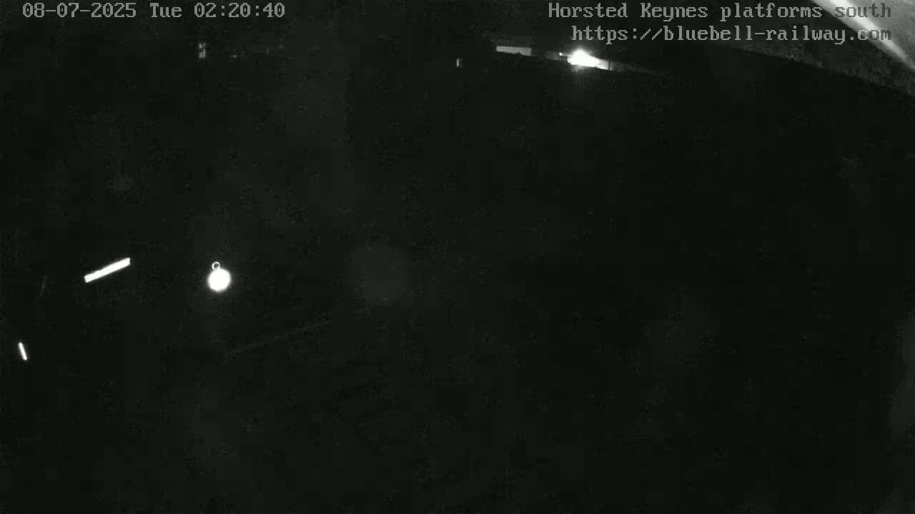 Horsted Keynes Station , Bluebell Railway (Platforms South) Live Cam - Mid Sussex, West Sussex, South East, England, United Kingdom
