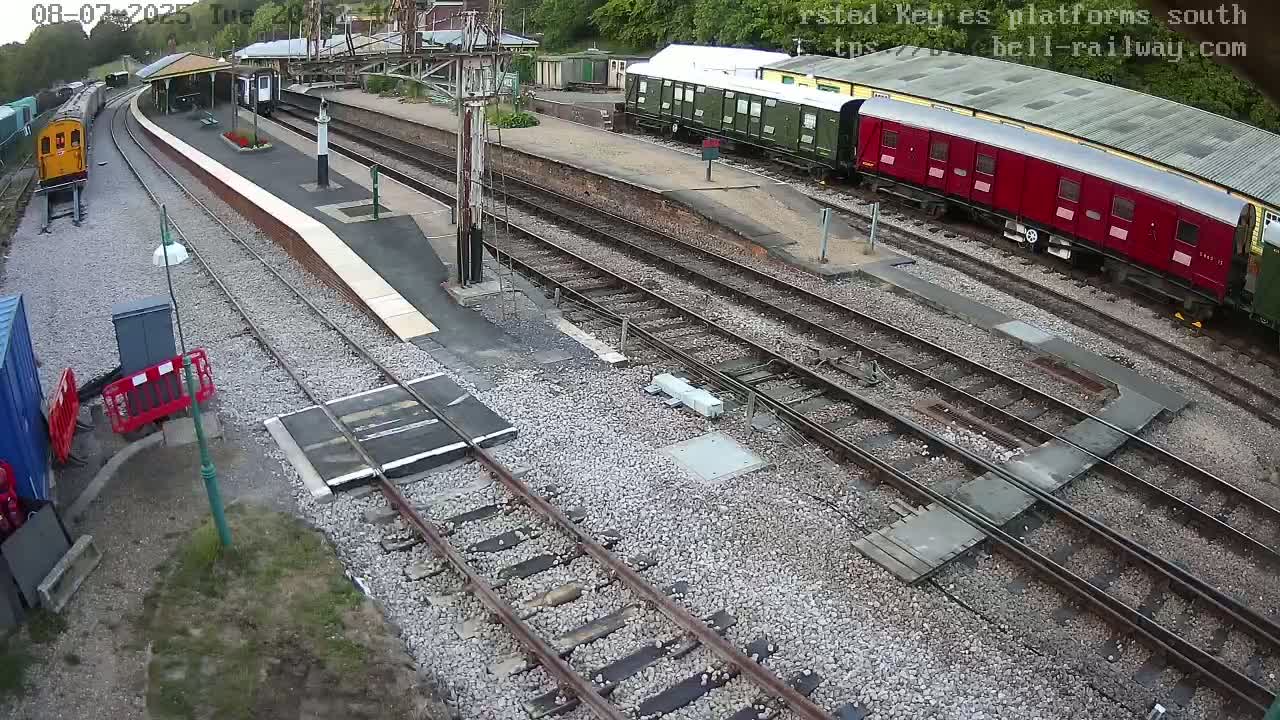 Horsted Keynes Station , Bluebell Railway (Platforms South) Live Cam - Mid Sussex, West Sussex, South East, England, United Kingdom