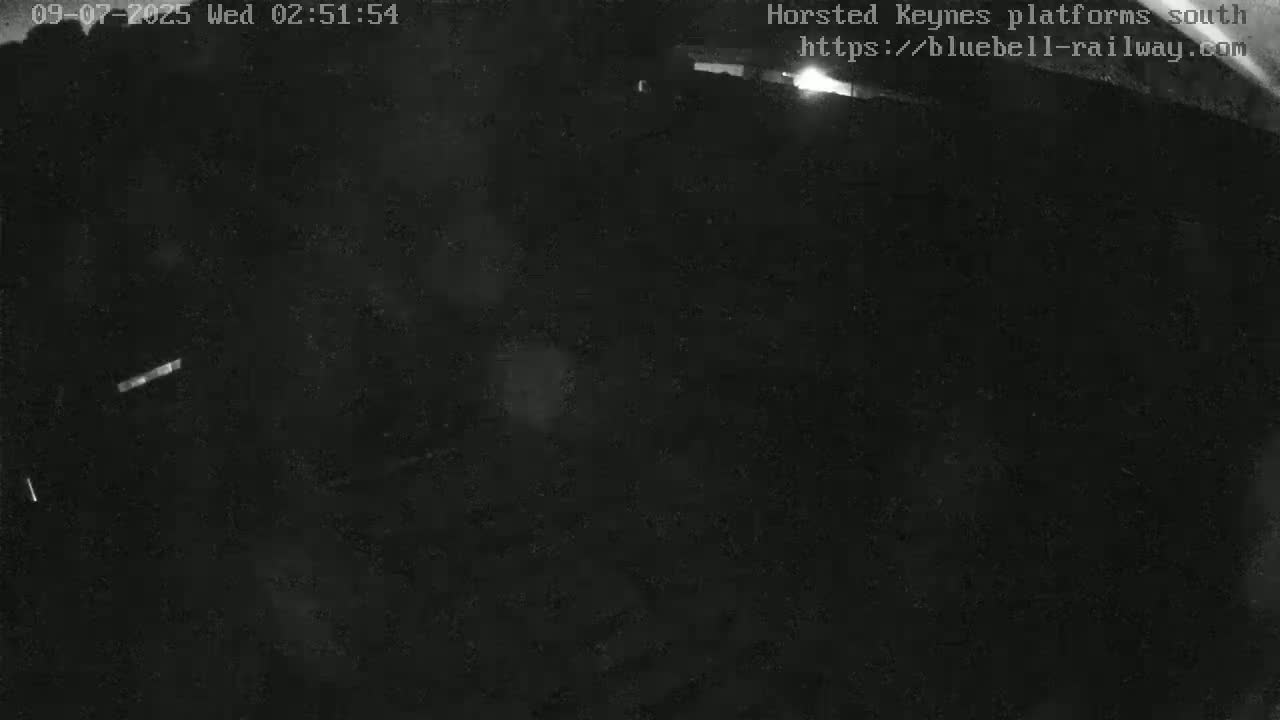 Horsted Keynes Station , Bluebell Railway (Platforms South) Live Cam - Mid Sussex, West Sussex, South East, England, United Kingdom