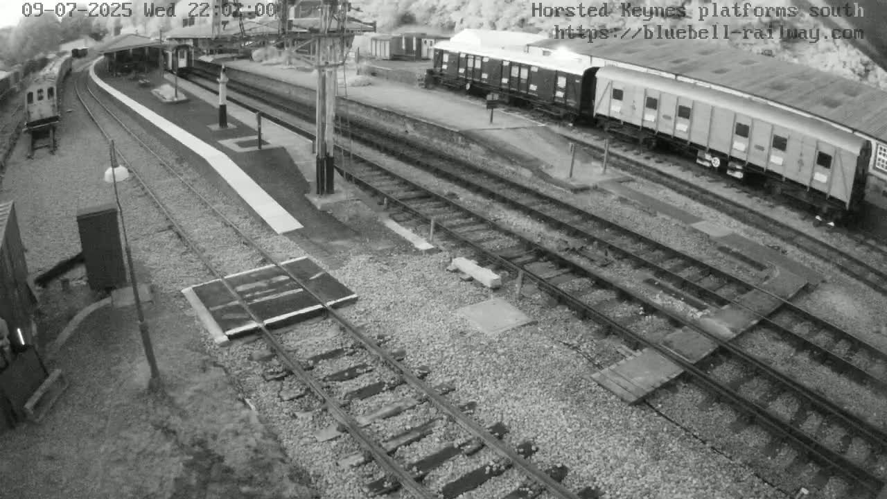 Horsted Keynes Station , Bluebell Railway (Platforms South) Live Cam - Mid Sussex, West Sussex, South East, England, United Kingdom