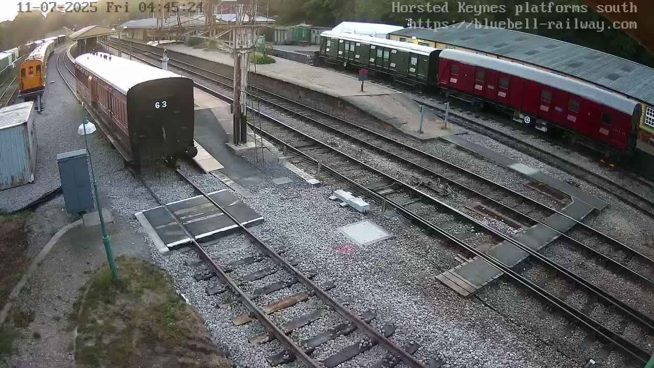 Horsted Keynes Station , Bluebell Railway (Platforms South) Live Cam - Mid Sussex, West Sussex, South East, England, United Kingdom