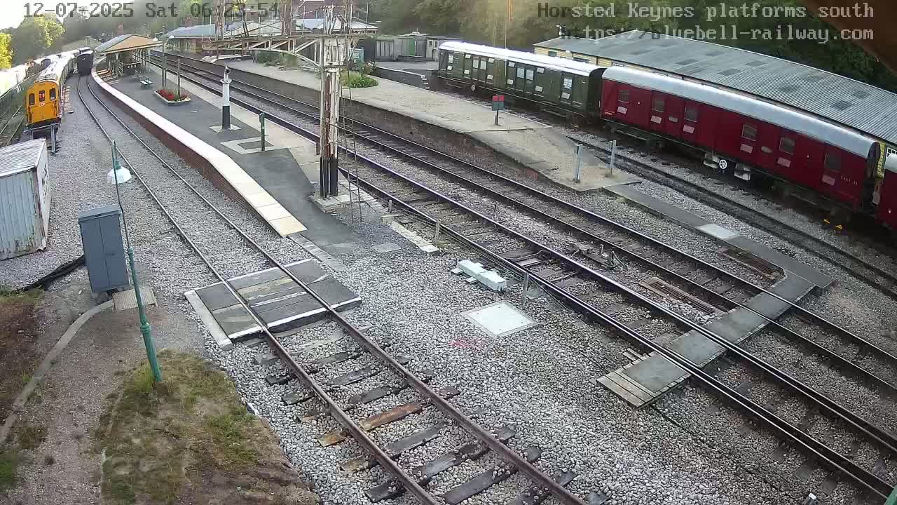 Horsted Keynes Station , Bluebell Railway (Platforms South) Live Cam - Mid Sussex, West Sussex, South East, England, United Kingdom