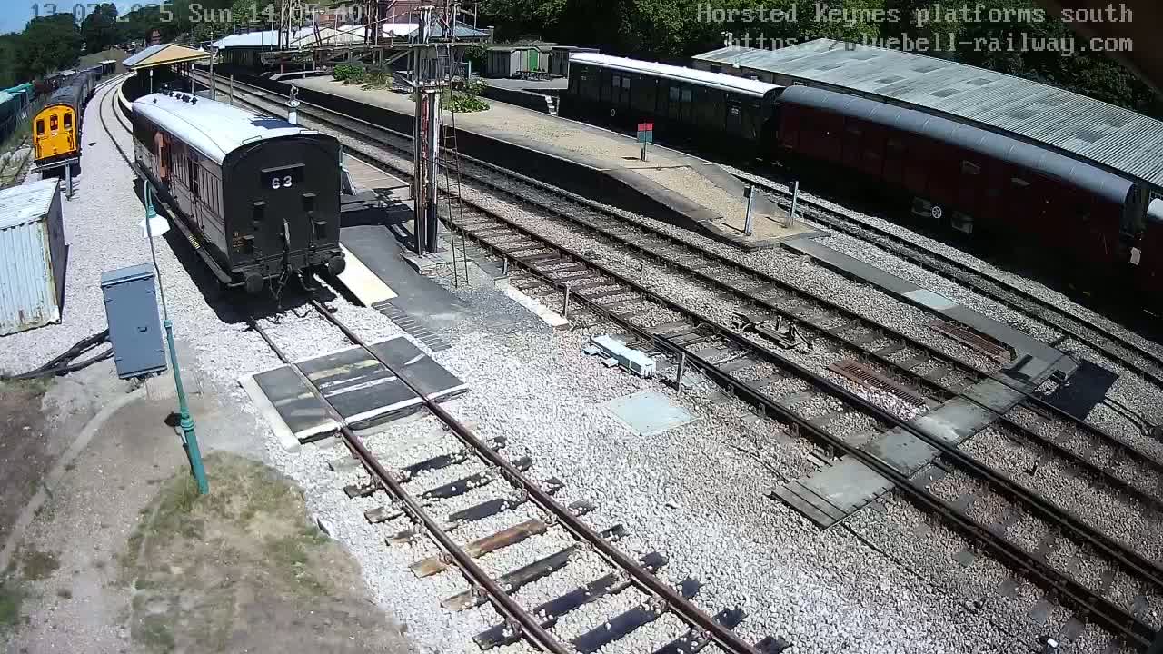 Horsted Keynes Station , Bluebell Railway (Platforms South) Live Cam - Mid Sussex, West Sussex, South East, England, United Kingdom
