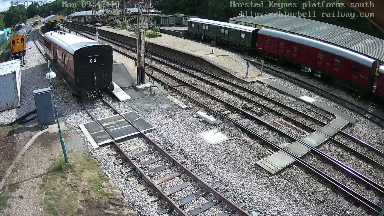 Horsted Keynes Station , Bluebell Railway (Platforms South) Live Cam - Mid Sussex, West Sussex, South East, England, United Kingdom