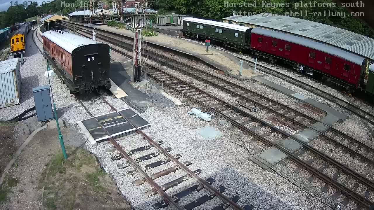 Horsted Keynes Station , Bluebell Railway (Platforms South) Live Cam - Mid Sussex, West Sussex, South East, England, United Kingdom