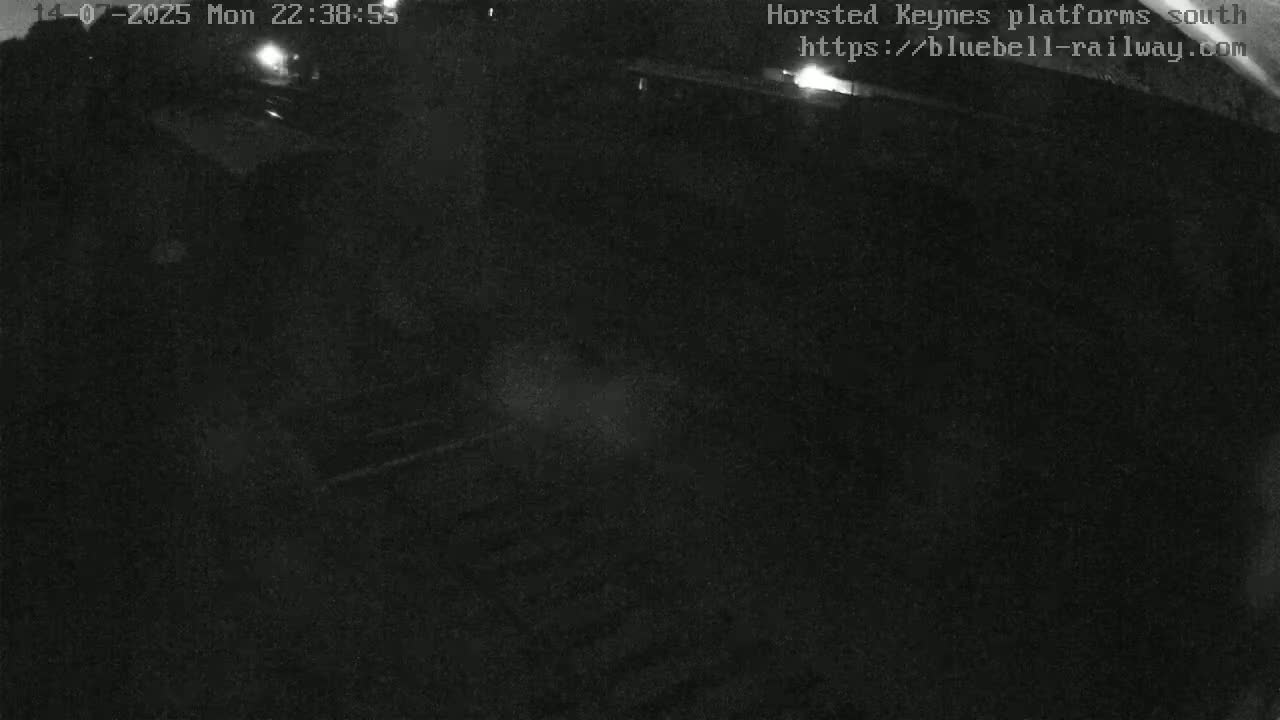Horsted Keynes Station , Bluebell Railway (Platforms South) Live Cam - Mid Sussex, West Sussex, South East, England, United Kingdom