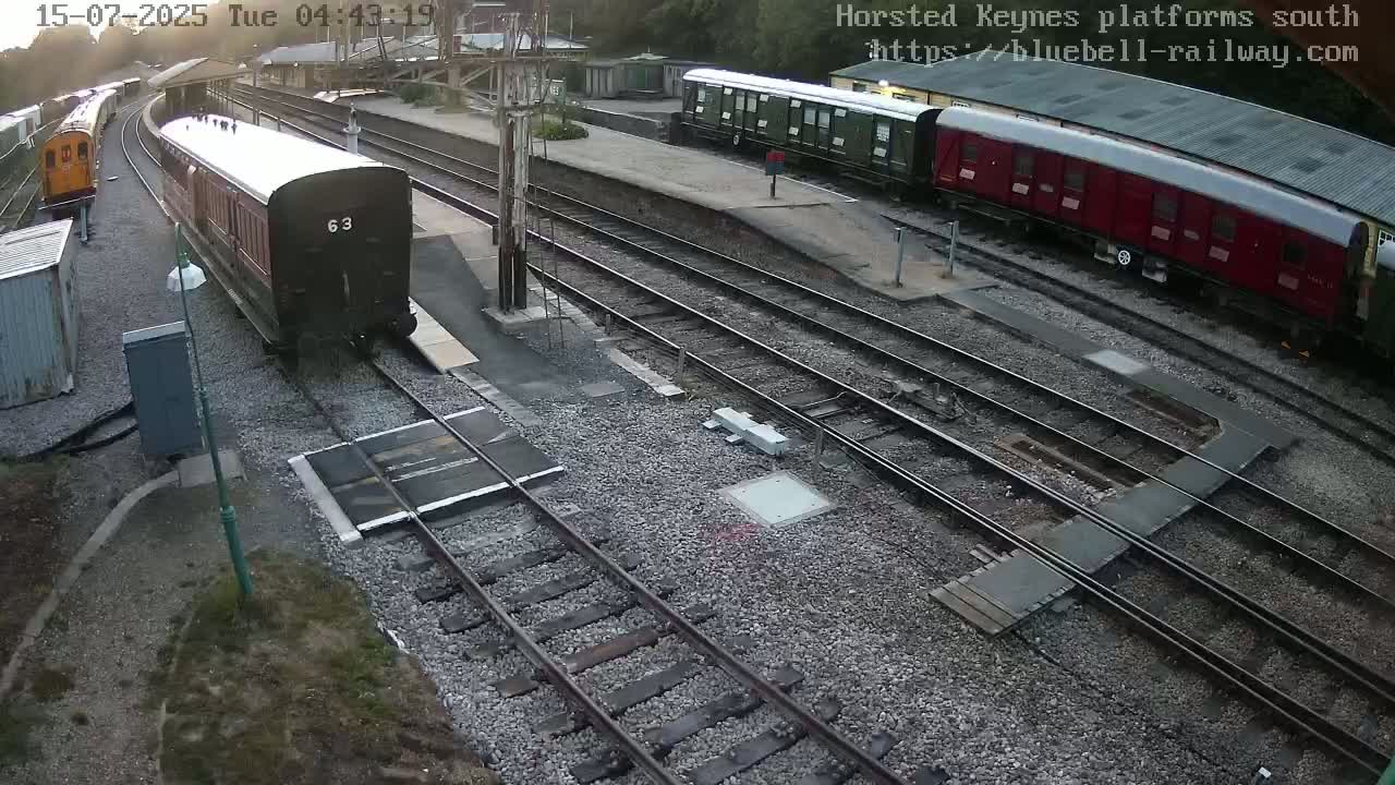 Horsted Keynes Station , Bluebell Railway (Platforms South) Live Cam - Mid Sussex, West Sussex, South East, England, United Kingdom