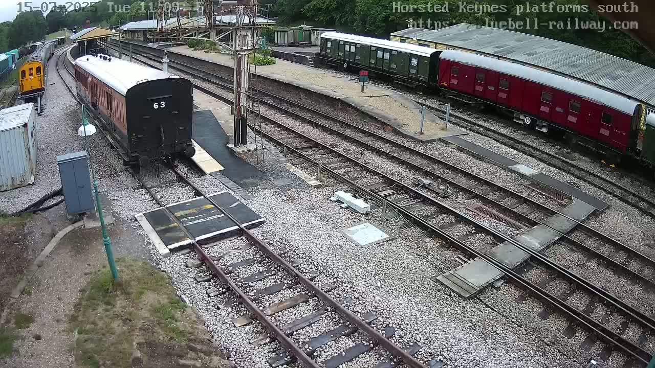 Horsted Keynes Station , Bluebell Railway (Platforms South) Live Cam - Mid Sussex, West Sussex, South East, England, United Kingdom