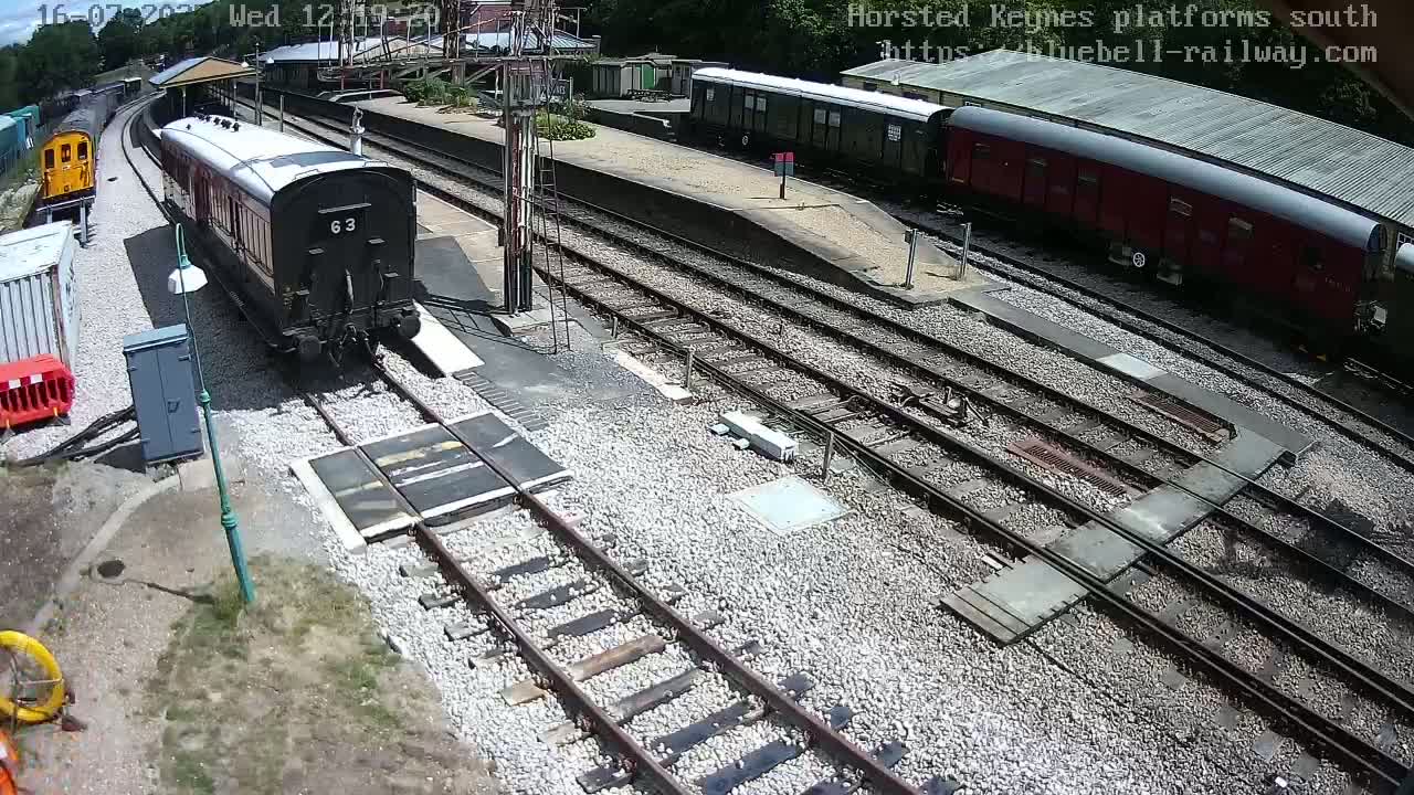 Horsted Keynes Station , Bluebell Railway (Platforms South) Live Cam - Mid Sussex, West Sussex, South East, England, United Kingdom