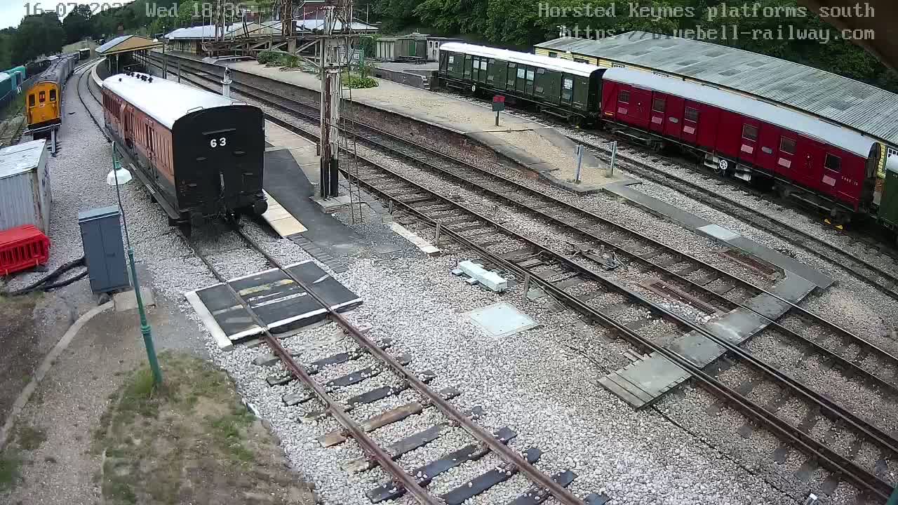 Horsted Keynes Station , Bluebell Railway (Platforms South) Live Cam - Mid Sussex, West Sussex, South East, England, United Kingdom