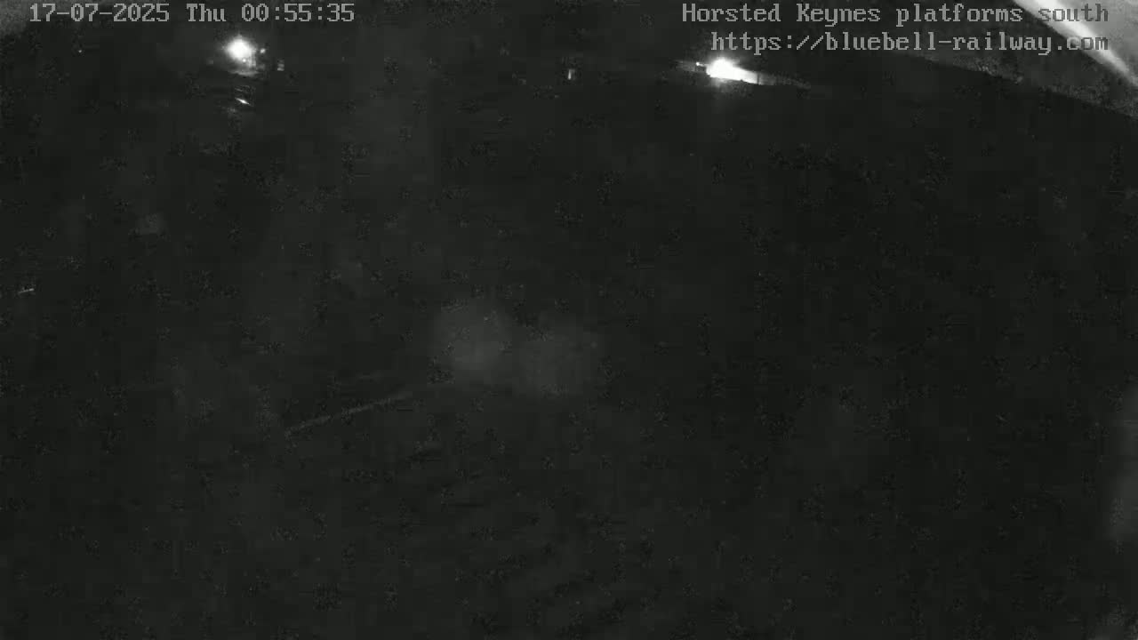 Horsted Keynes Station , Bluebell Railway (Platforms South) Live Cam - Mid Sussex, West Sussex, South East, England, United Kingdom