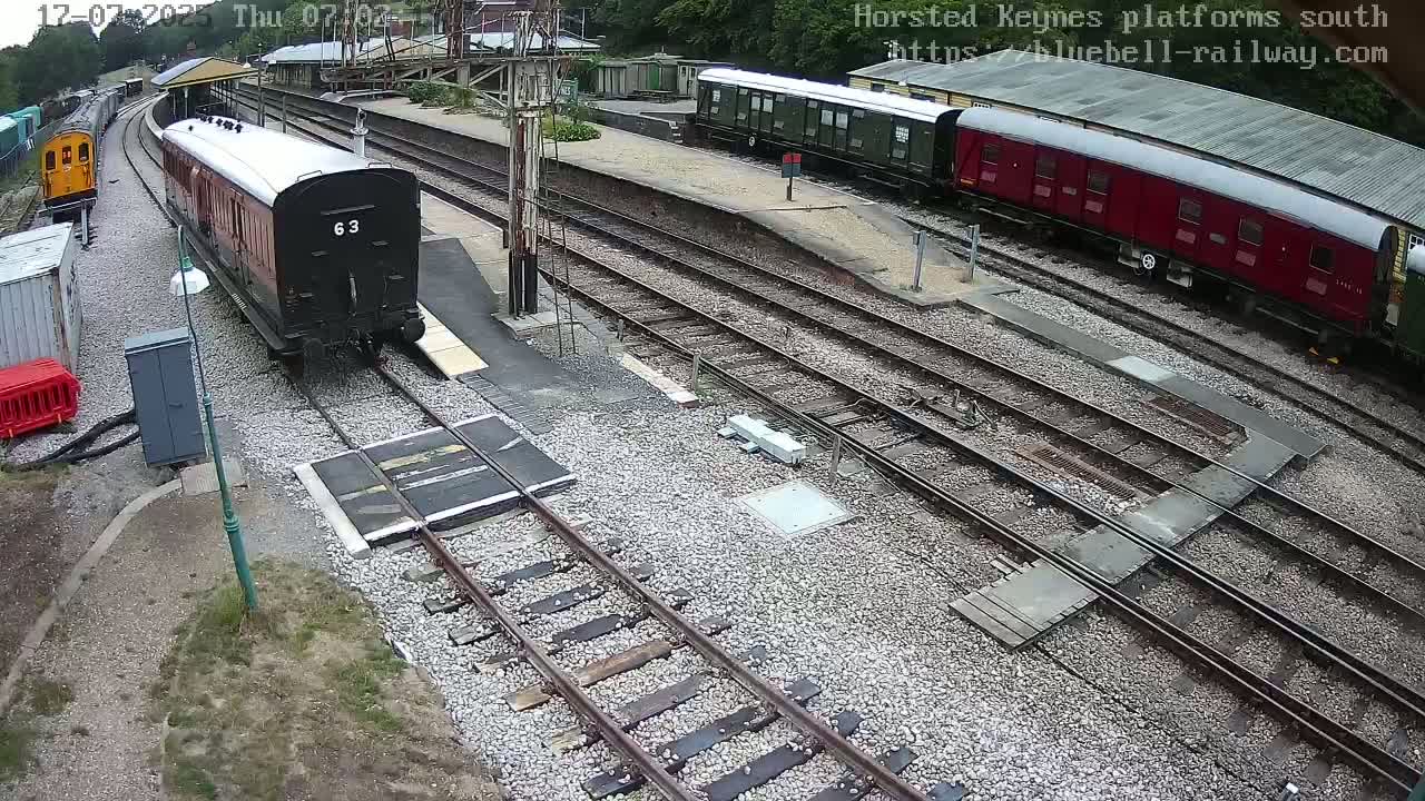 Horsted Keynes Station , Bluebell Railway (Platforms South) Live Cam - Mid Sussex, West Sussex, South East, England, United Kingdom