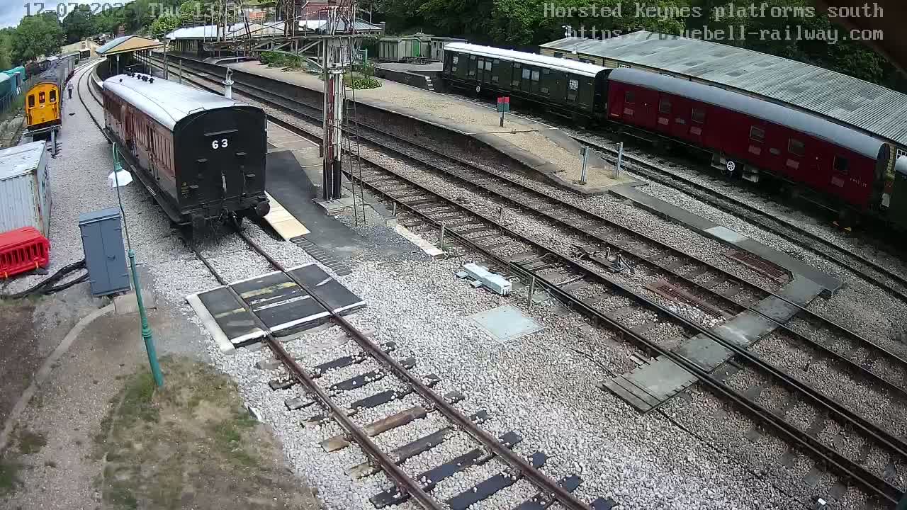 Horsted Keynes Station , Bluebell Railway (Platforms South) Live Cam - Mid Sussex, West Sussex, South East, England, United Kingdom