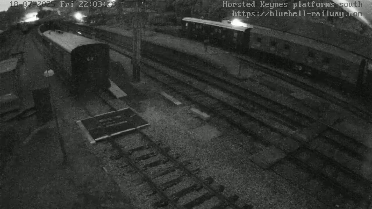 Horsted Keynes Station , Bluebell Railway (Platforms South) Live Cam - Mid Sussex, West Sussex, South East, England, United Kingdom