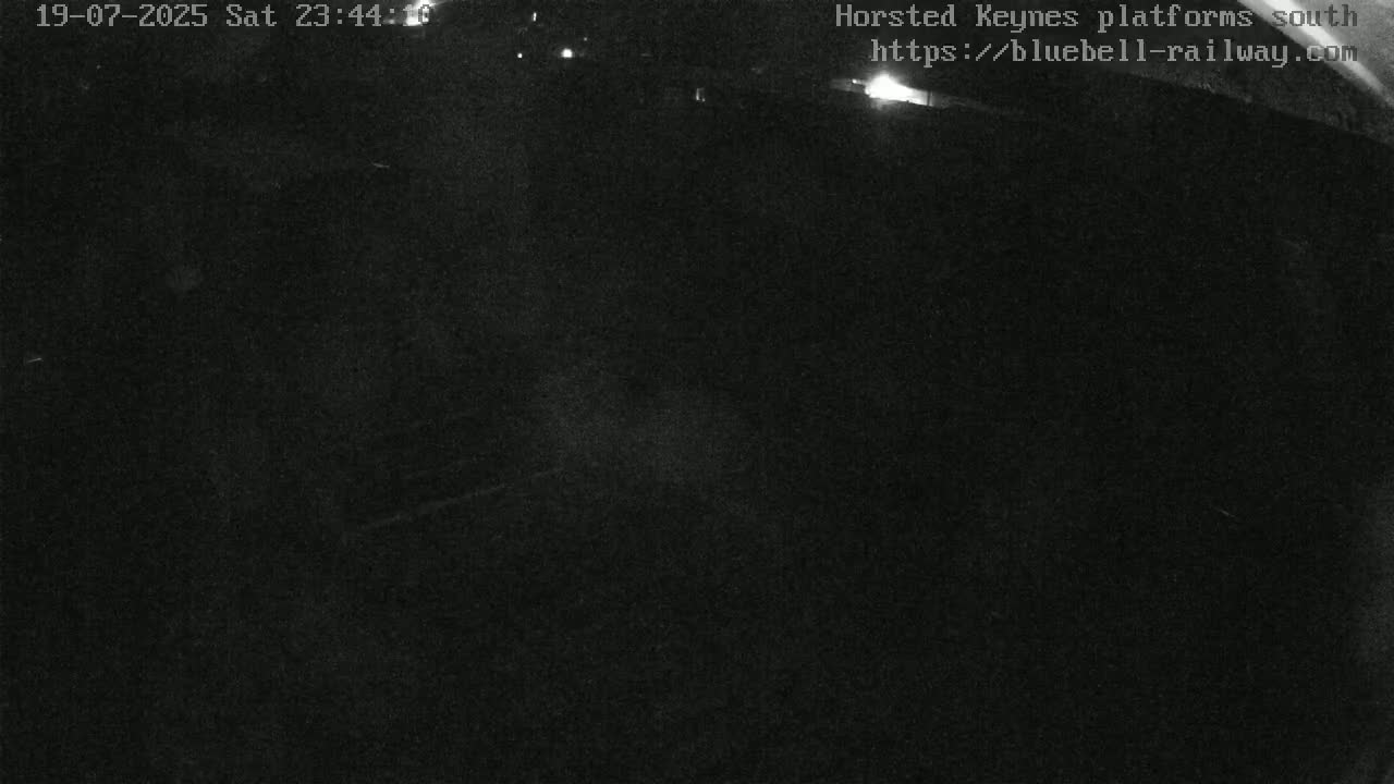 Horsted Keynes Station , Bluebell Railway (Platforms South) Live Cam - Mid Sussex, West Sussex, South East, England, United Kingdom
