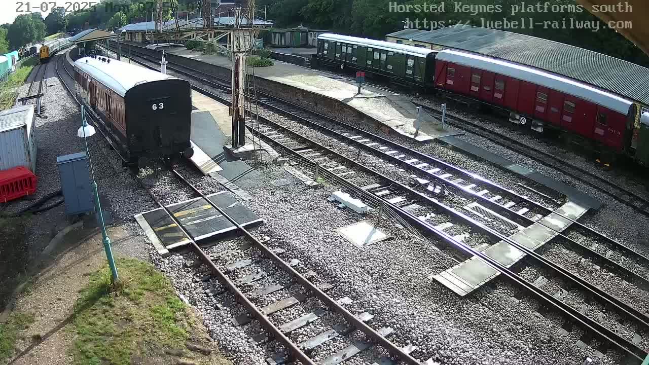 Horsted Keynes Station , Bluebell Railway (Platforms South) Live Cam - Mid Sussex, West Sussex, South East, England, United Kingdom
