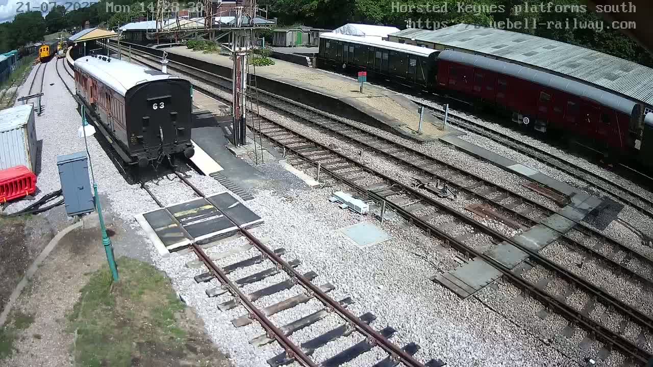 Horsted Keynes Station , Bluebell Railway (Platforms South) Live Cam - Mid Sussex, West Sussex, South East, England, United Kingdom