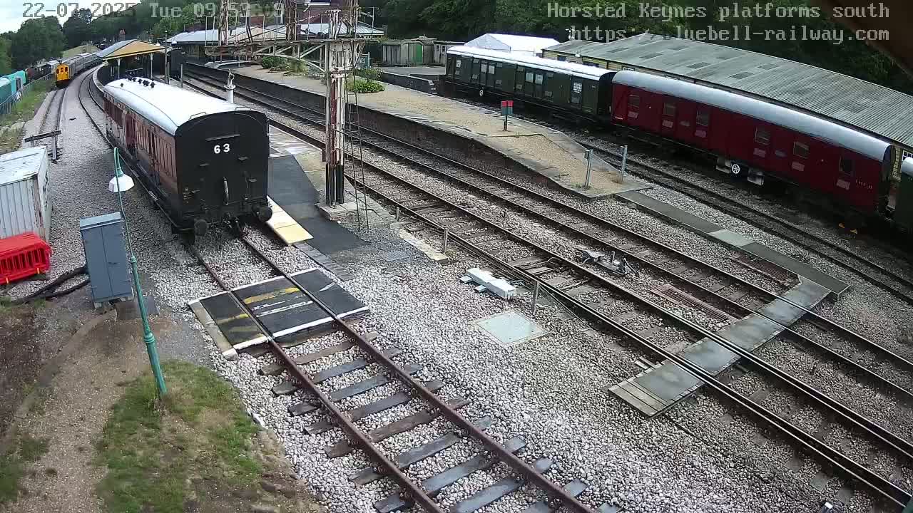 Horsted Keynes Station , Bluebell Railway (Platforms South) Live Cam - Mid Sussex, West Sussex, South East, England, United Kingdom