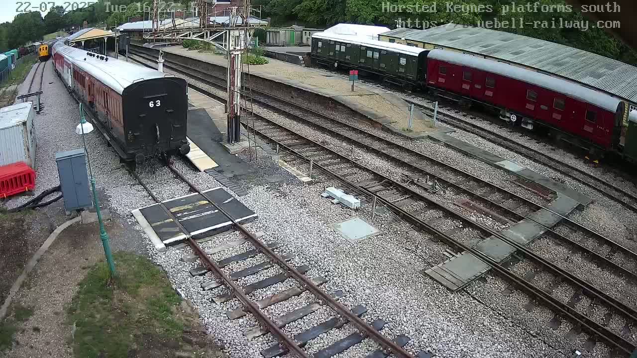 Horsted Keynes Station , Bluebell Railway (Platforms South) Live Cam - Mid Sussex, West Sussex, South East, England, United Kingdom