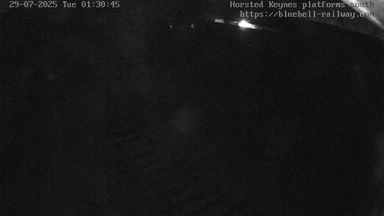 Horsted Keynes Station , Bluebell Railway (Platforms South) Live Cam - Mid Sussex, West Sussex, South East, England, United Kingdom