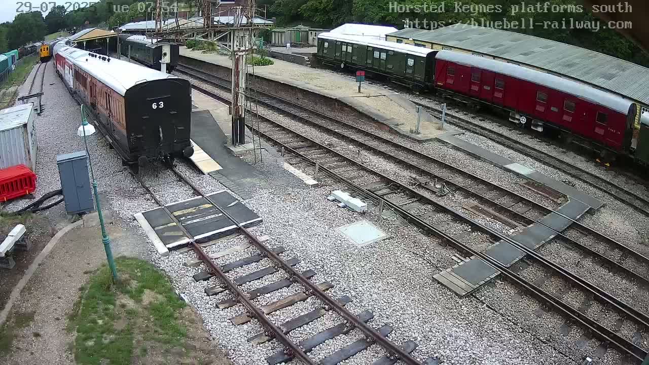 Horsted Keynes Station , Bluebell Railway (Platforms South) Live Cam - Mid Sussex, West Sussex, South East, England, United Kingdom