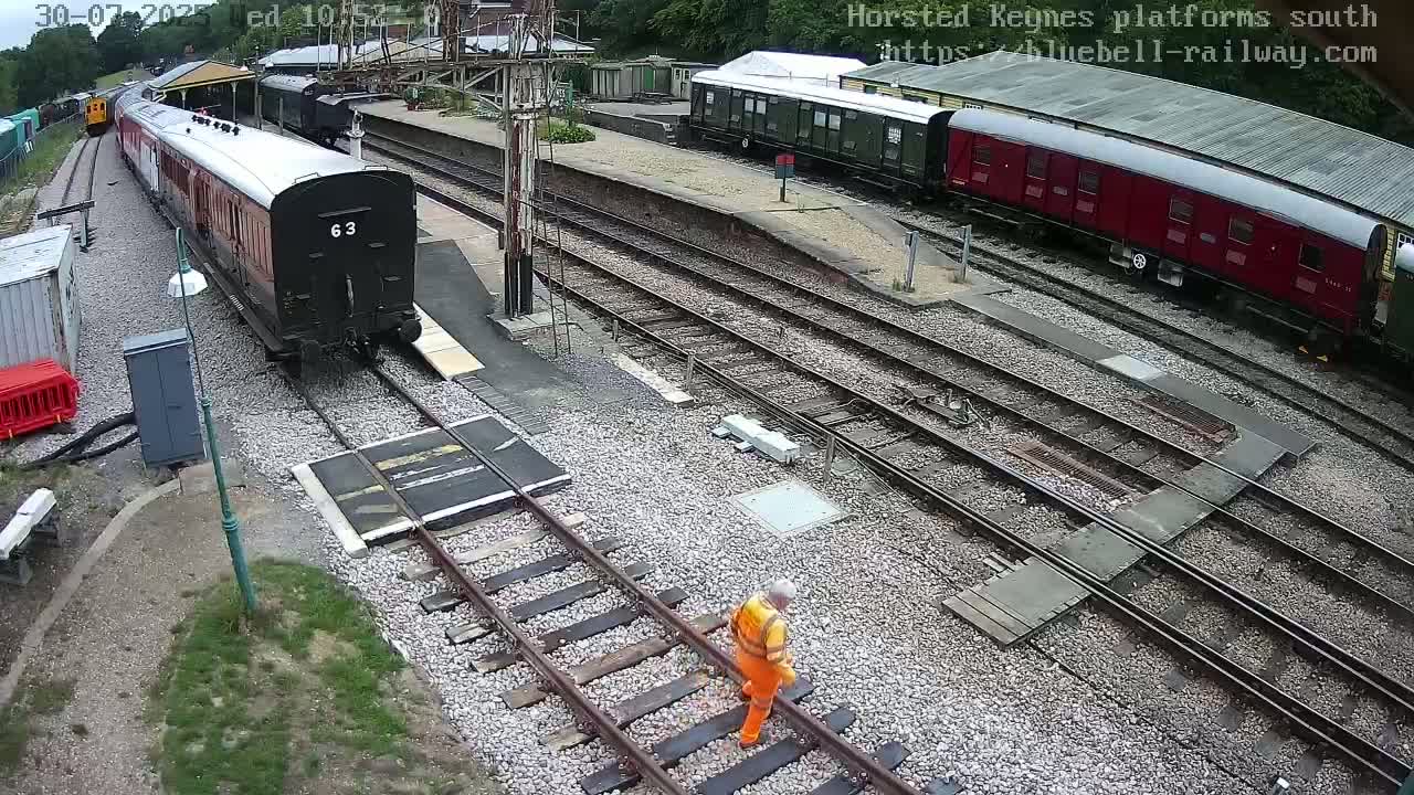 Horsted Keynes Station , Bluebell Railway (Platforms South) Live Cam - Mid Sussex, West Sussex, South East, England, United Kingdom