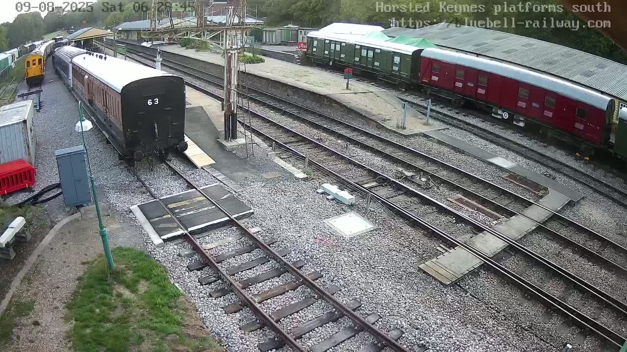 Horsted Keynes Station , Bluebell Railway (Platforms South) Live Cam - Mid Sussex, West Sussex, South East, England, United Kingdom