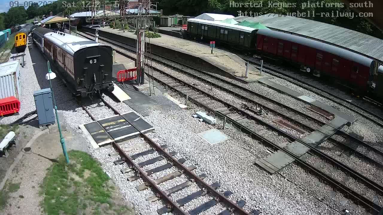 Horsted Keynes Station , Bluebell Railway (Platforms South) Live Cam - Mid Sussex, West Sussex, South East, England, United Kingdom
