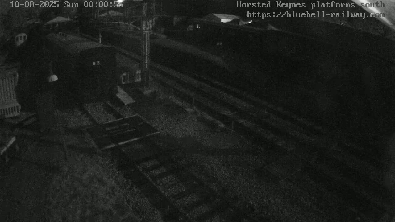 Horsted Keynes Station , Bluebell Railway (Platforms South) Live Cam - Mid Sussex, West Sussex, South East, England, United Kingdom