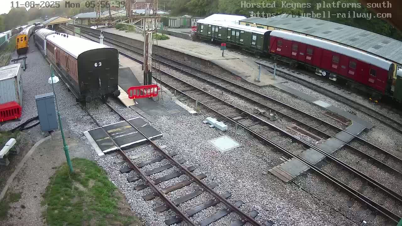 Horsted Keynes Station , Bluebell Railway (Platforms South) Live Cam - Mid Sussex, West Sussex, South East, England, United Kingdom