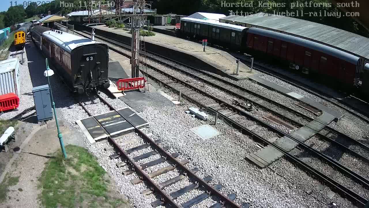 Horsted Keynes Station , Bluebell Railway (Platforms South) Live Cam - Mid Sussex, West Sussex, South East, England, United Kingdom