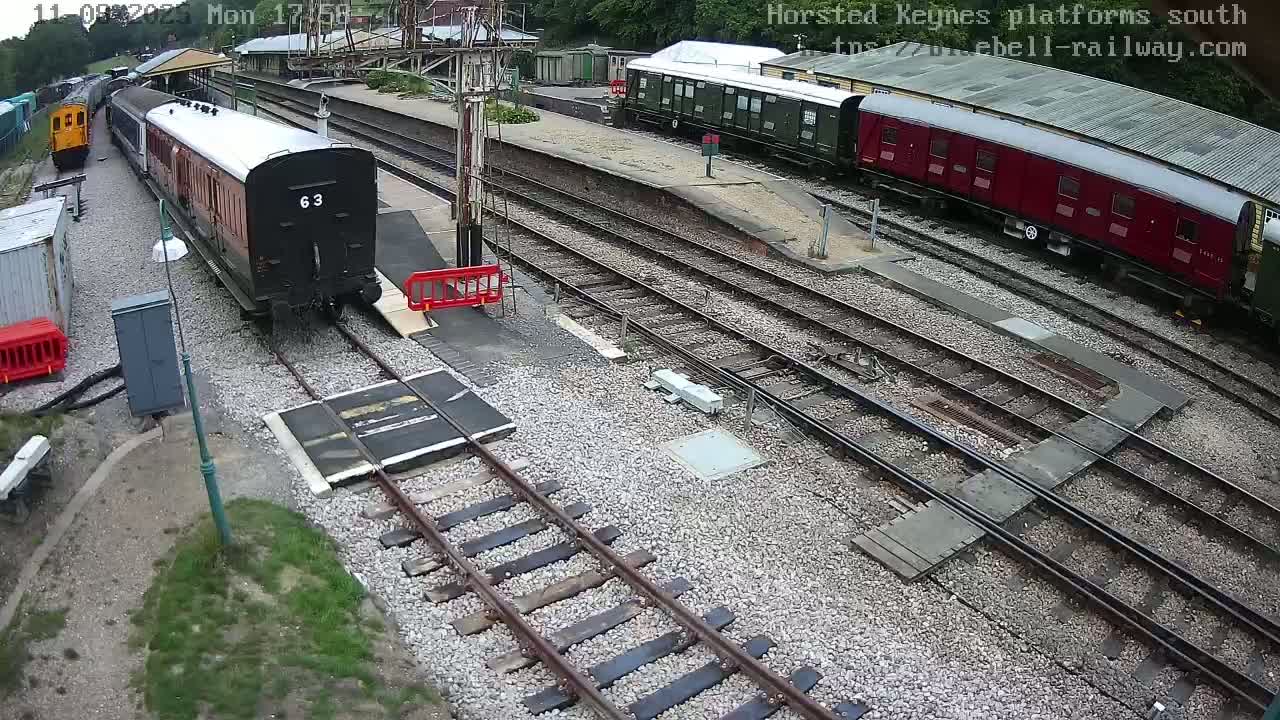 Horsted Keynes Station , Bluebell Railway (Platforms South) Live Cam - Mid Sussex, West Sussex, South East, England, United Kingdom