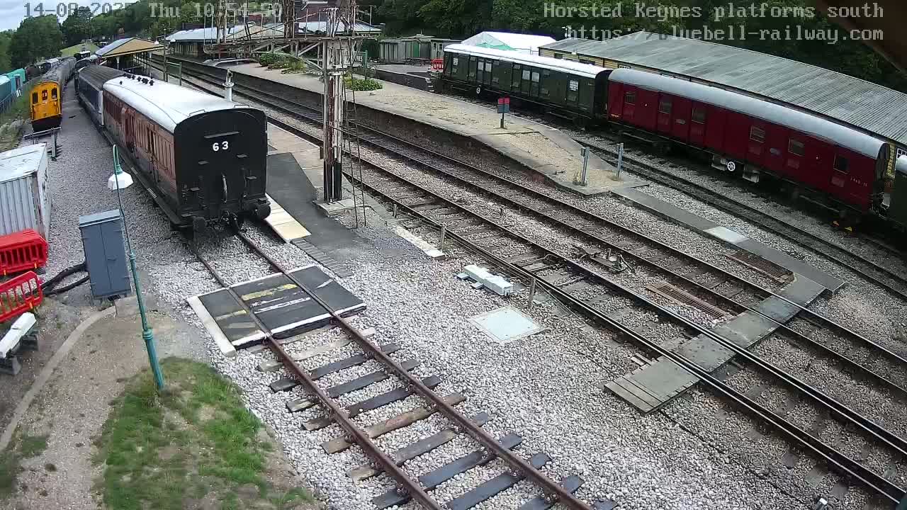 Horsted Keynes Station , Bluebell Railway (Platforms South) Live Cam - Mid Sussex, West Sussex, South East, England, United Kingdom