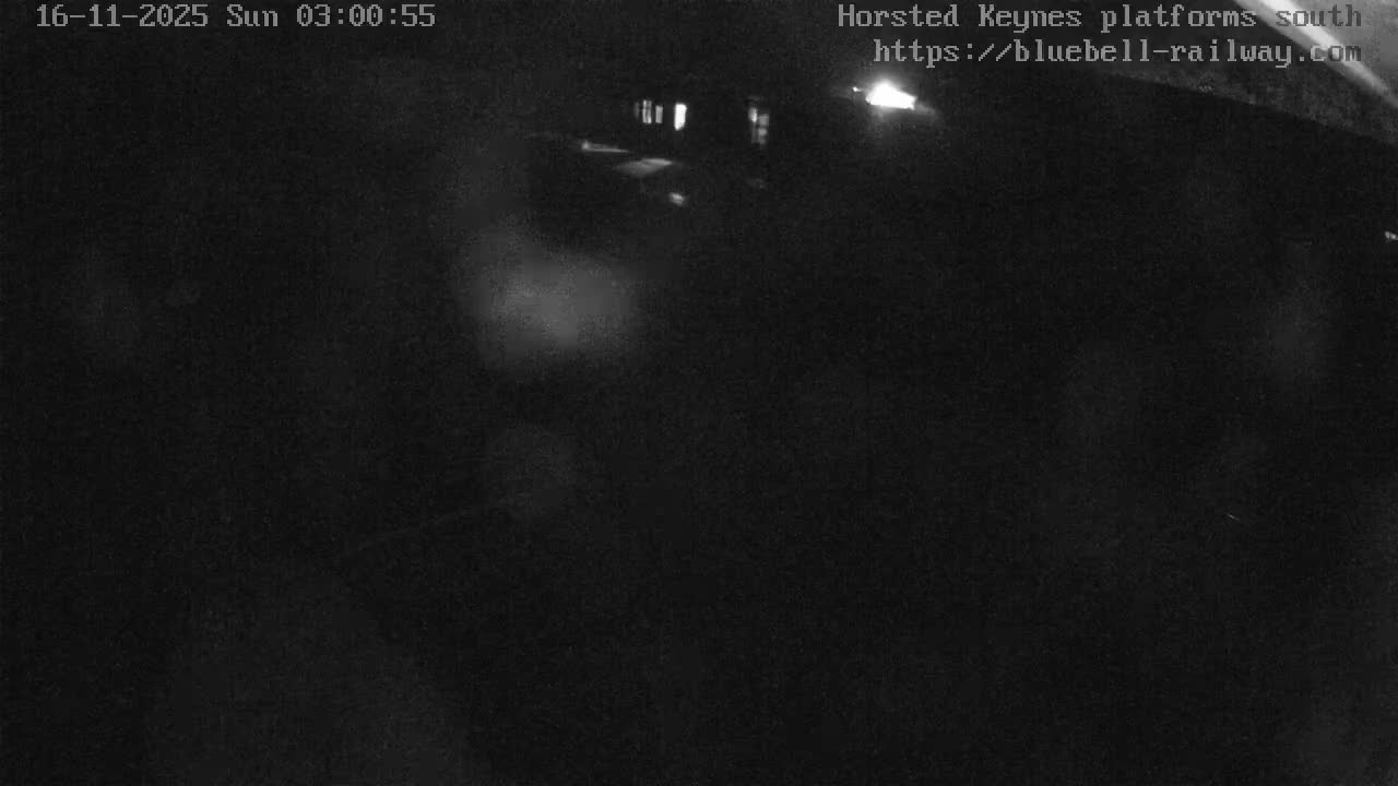 Horsted Keynes Station , Bluebell Railway (Platforms South) Live Cam - Mid Sussex, West Sussex, South East, England, United Kingdom
