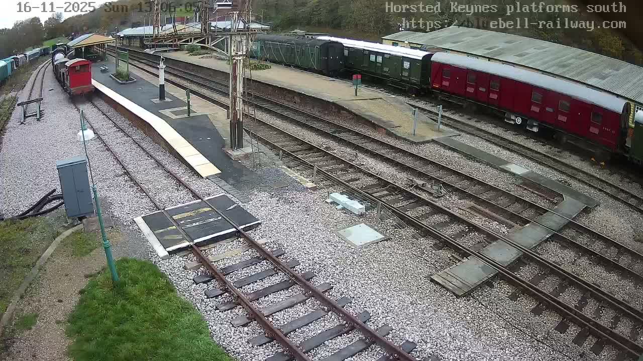 Horsted Keynes Station , Bluebell Railway (Platforms South) Live Cam - Mid Sussex, West Sussex, South East, England, United Kingdom