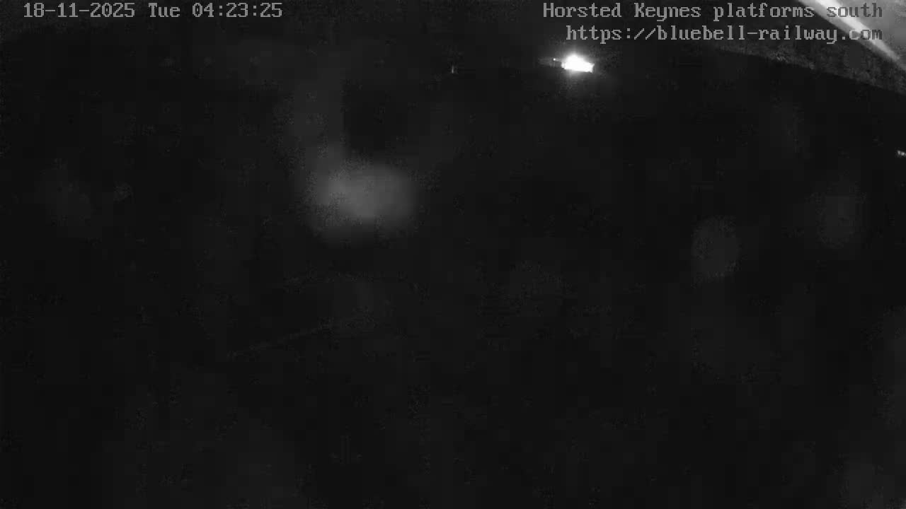 Horsted Keynes Station , Bluebell Railway (Platforms South) Live Cam - Mid Sussex, West Sussex, South East, England, United Kingdom