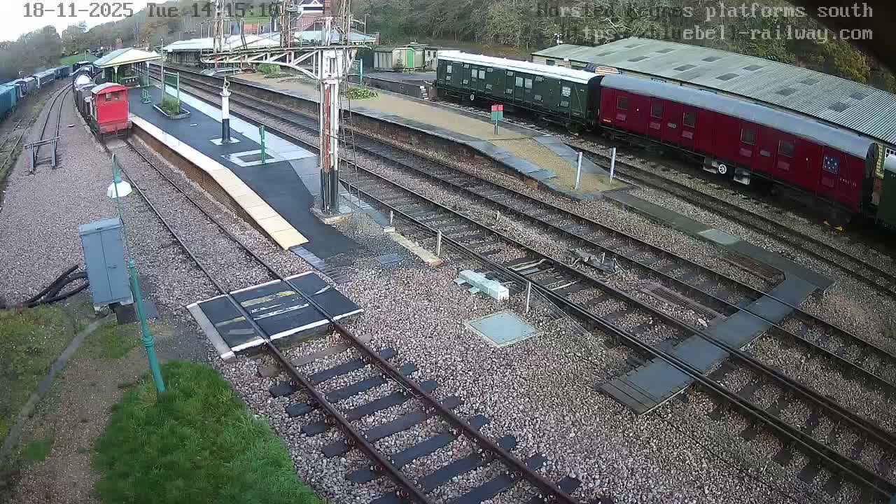Horsted Keynes Station , Bluebell Railway (Platforms South) Live Cam - Mid Sussex, West Sussex, South East, England, United Kingdom