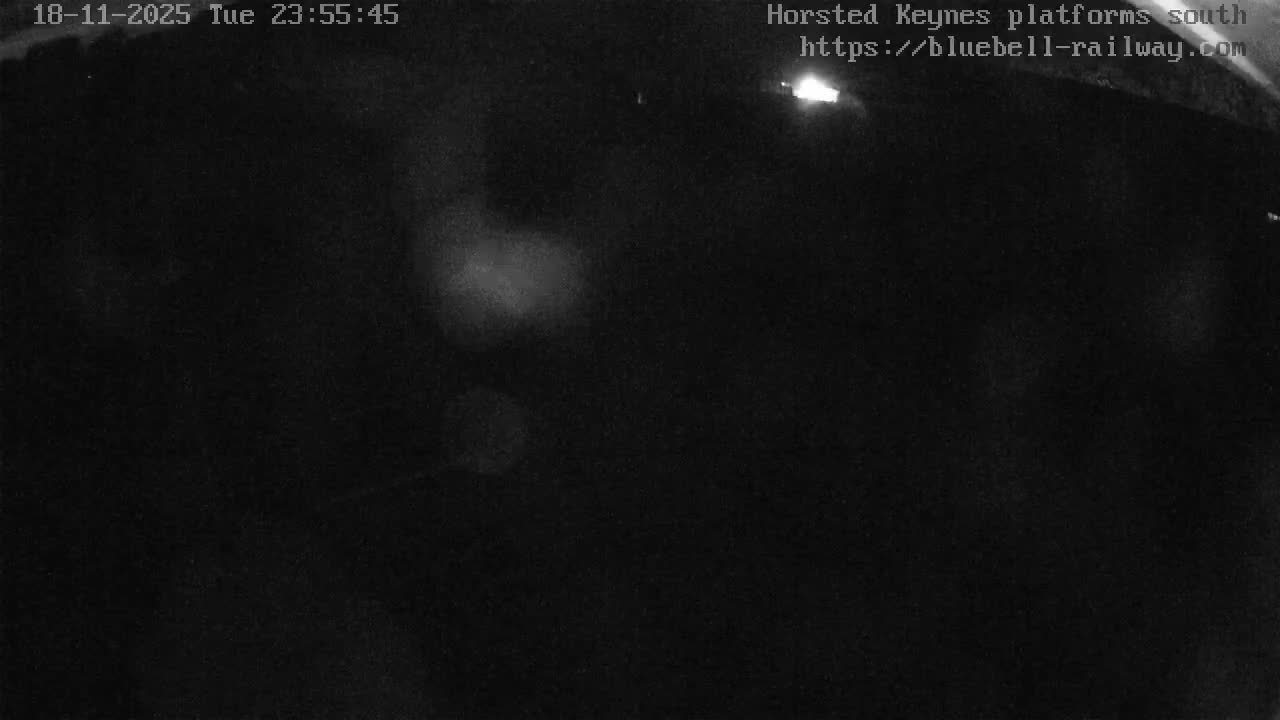 Horsted Keynes Station , Bluebell Railway (Platforms South) Live Cam - Mid Sussex, West Sussex, South East, England, United Kingdom