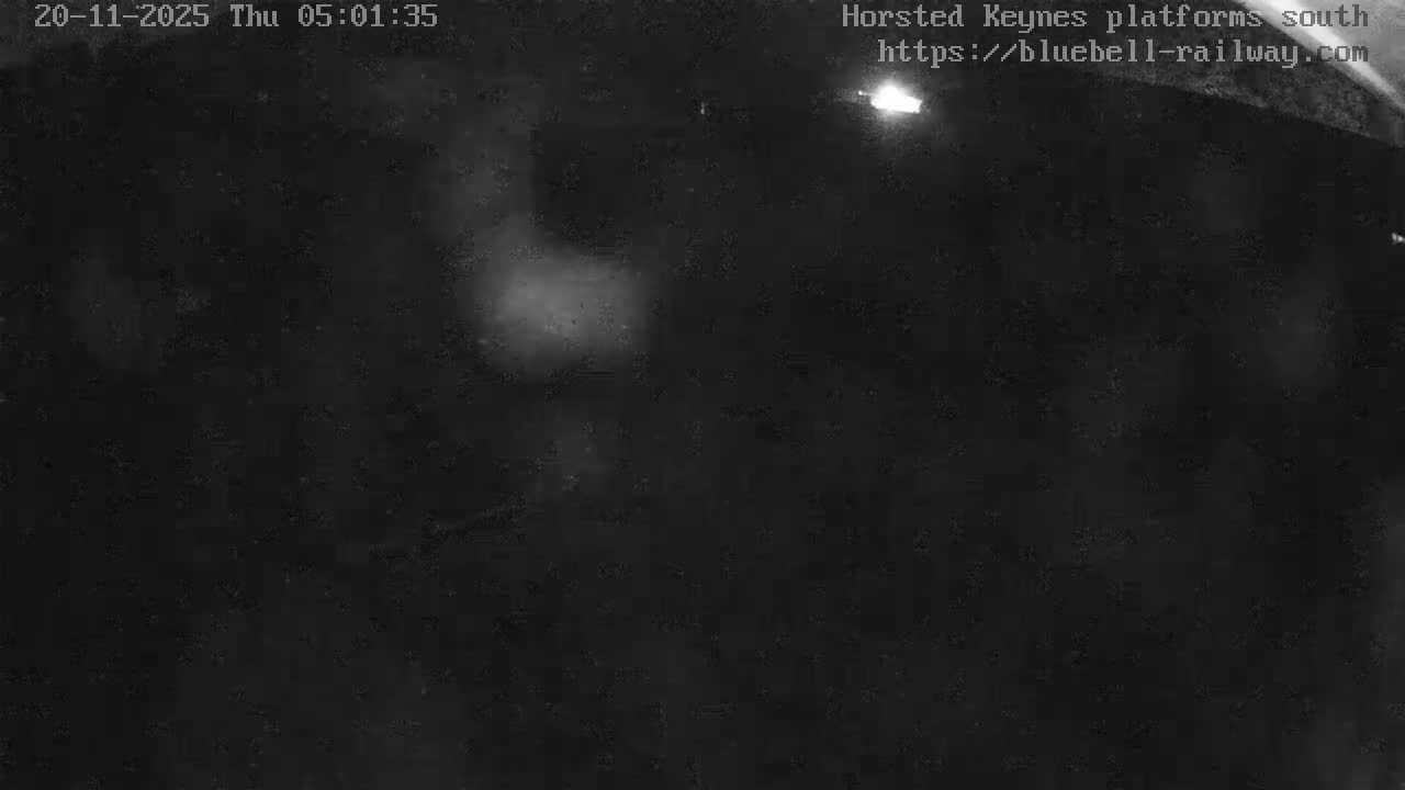 Horsted Keynes Station , Bluebell Railway (Platforms South) Live Cam - Mid Sussex, West Sussex, South East, England, United Kingdom