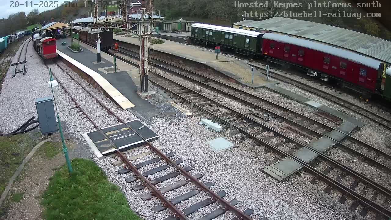 Horsted Keynes Station , Bluebell Railway (Platforms South) Live Cam - Mid Sussex, West Sussex, South East, England, United Kingdom